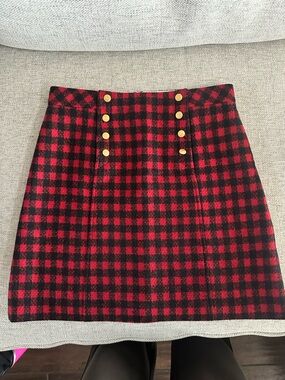 Brooks Brother lined plaid skirt